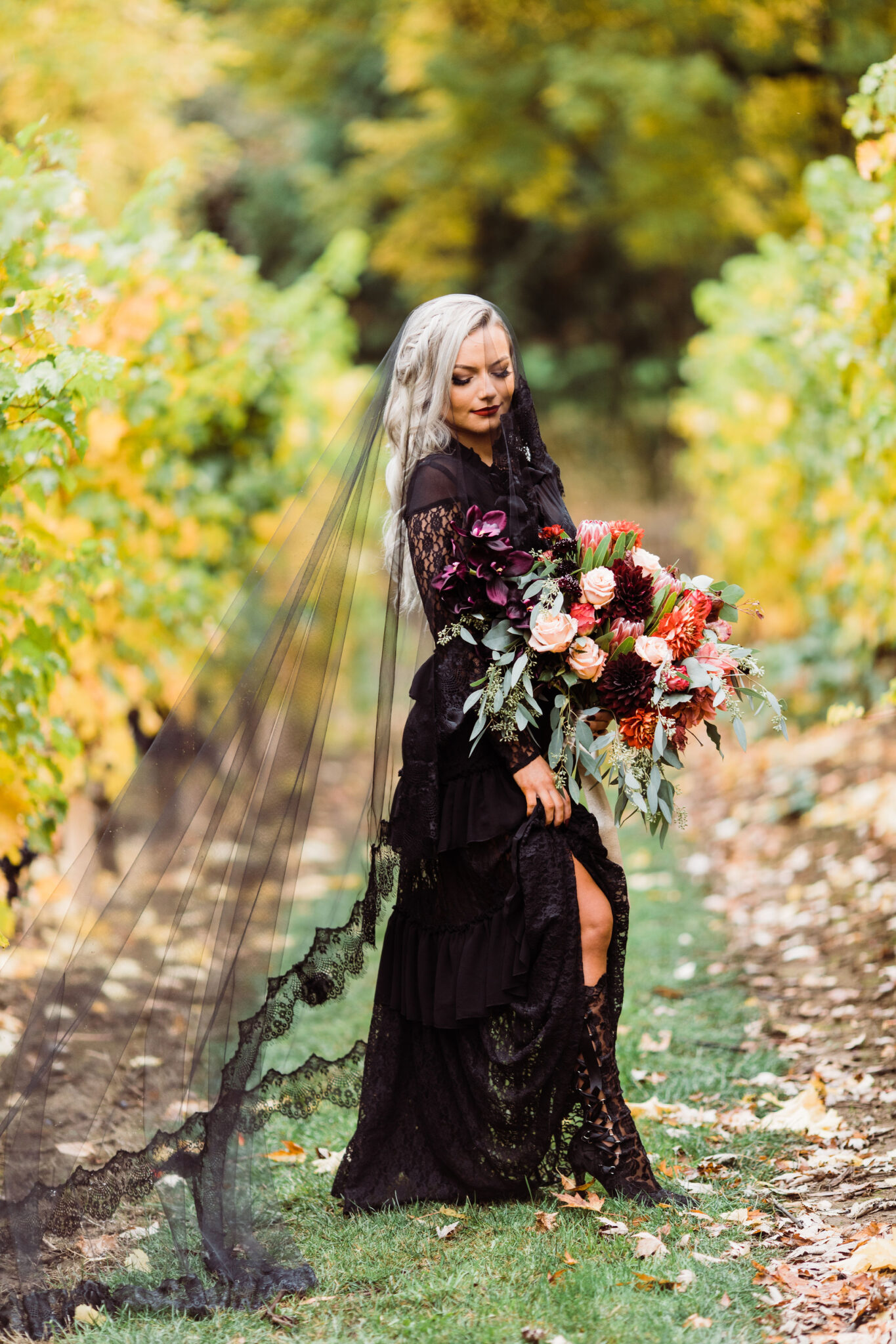 Dark Cottagecore Wedding Inspiration